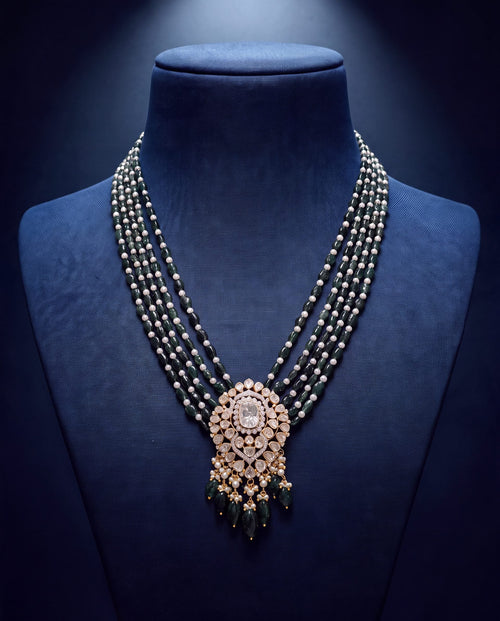 Khyati Polki And Diamond Bead Pendant
