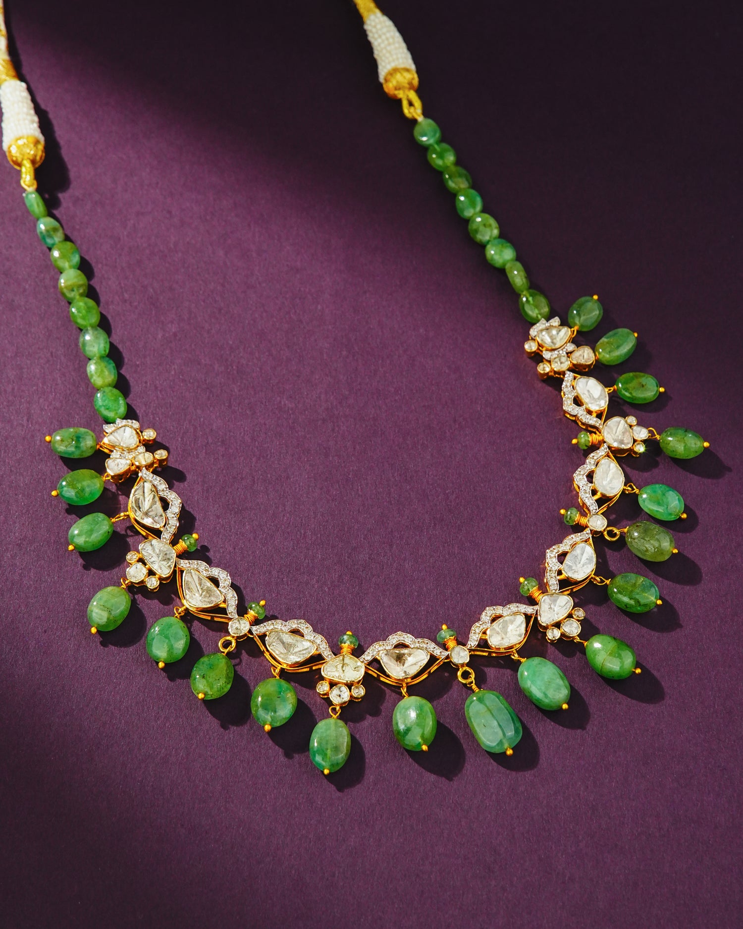 Komal Polki And Diamond Necklace