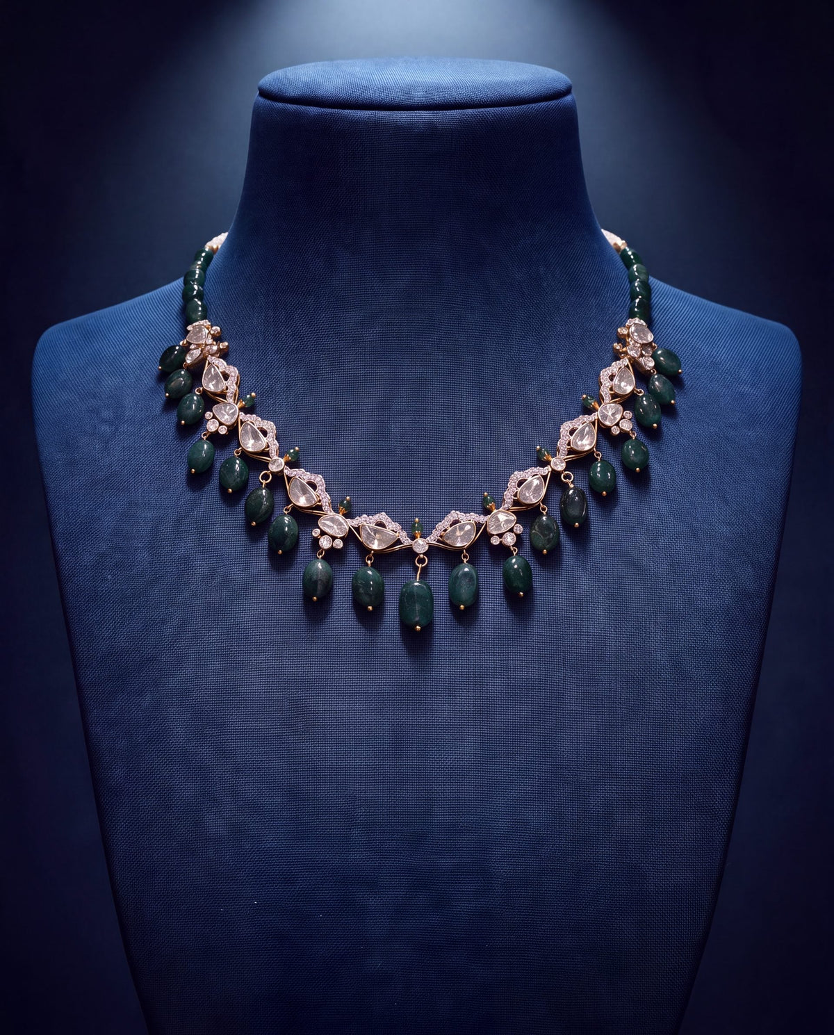 Komal Polki And Diamond Necklace