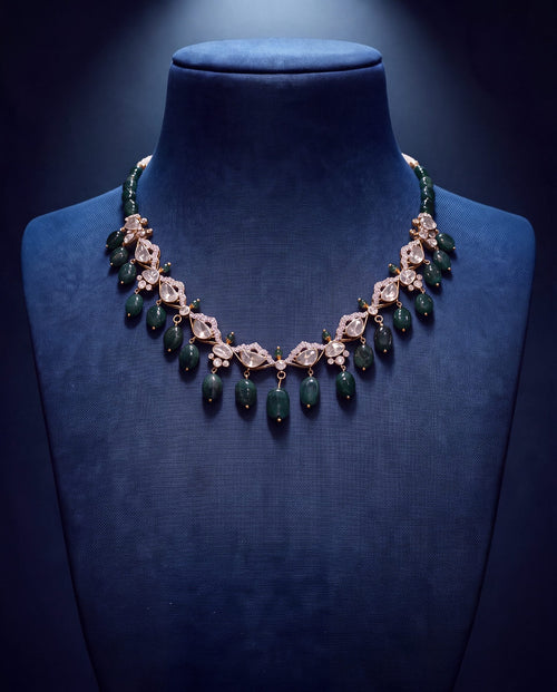 Komal Polki And Diamond Necklace