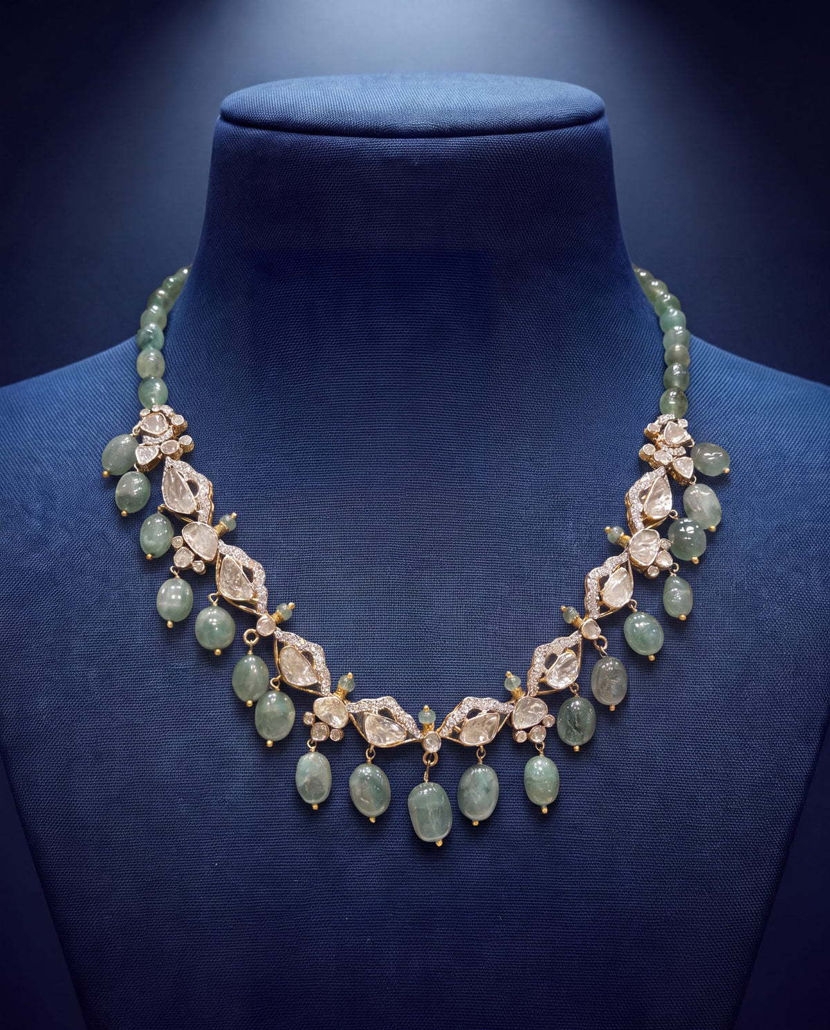 Komal Polki And Diamond Necklace