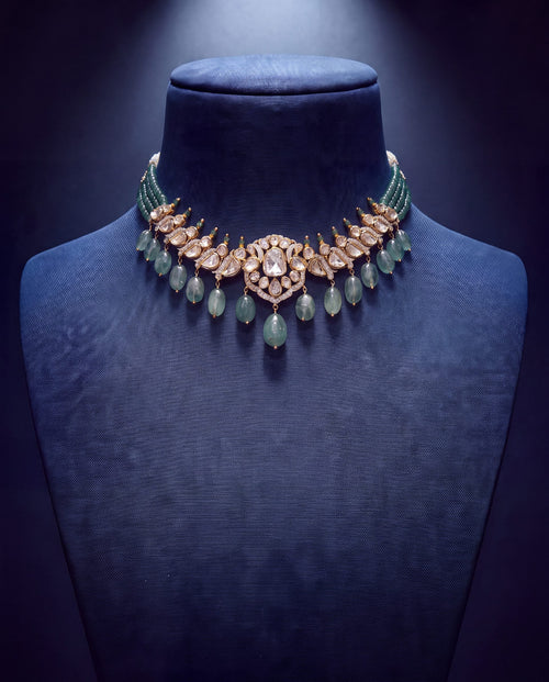 Kavita Polki And Diamond Necklace