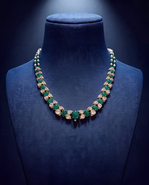 Liza Polki And Diamond Necklace