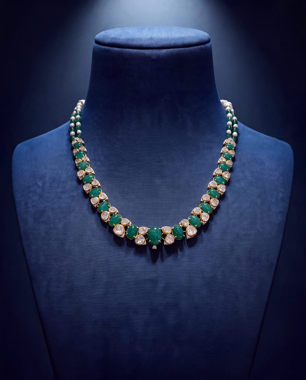 Liza Polki And Diamond Necklace