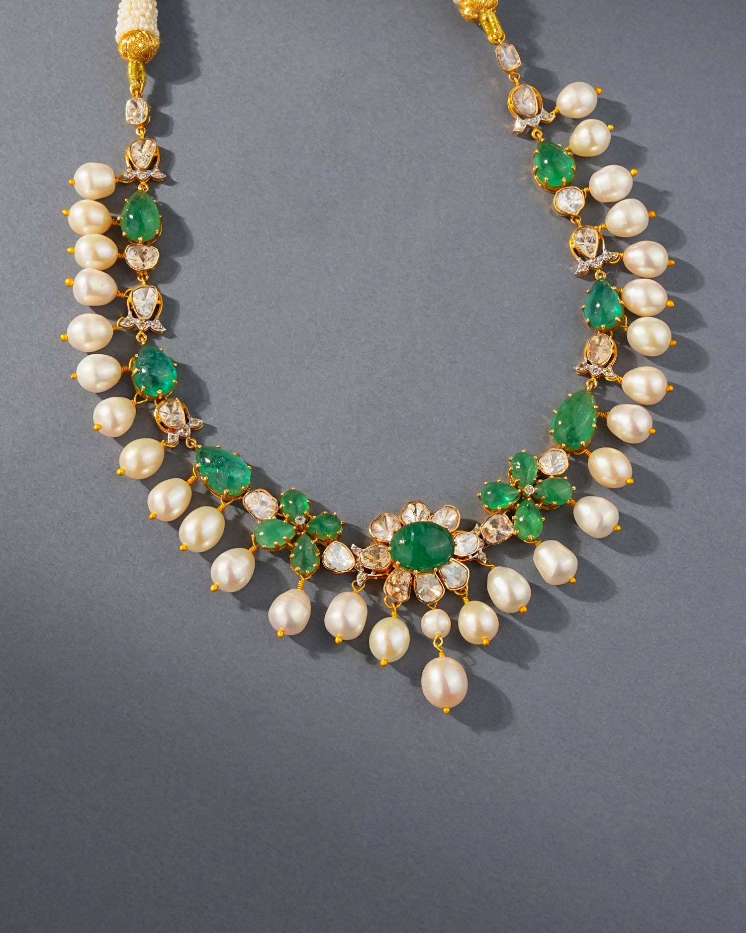 Kshiti Polki And Diamond Necklace