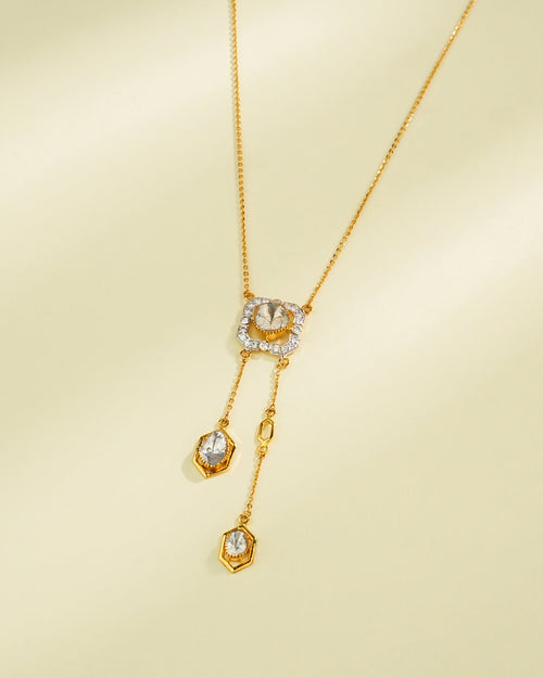 Ritvi Polki And Diamond Pendant