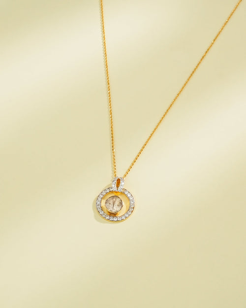 Ritika Polki And Diamond Pendant