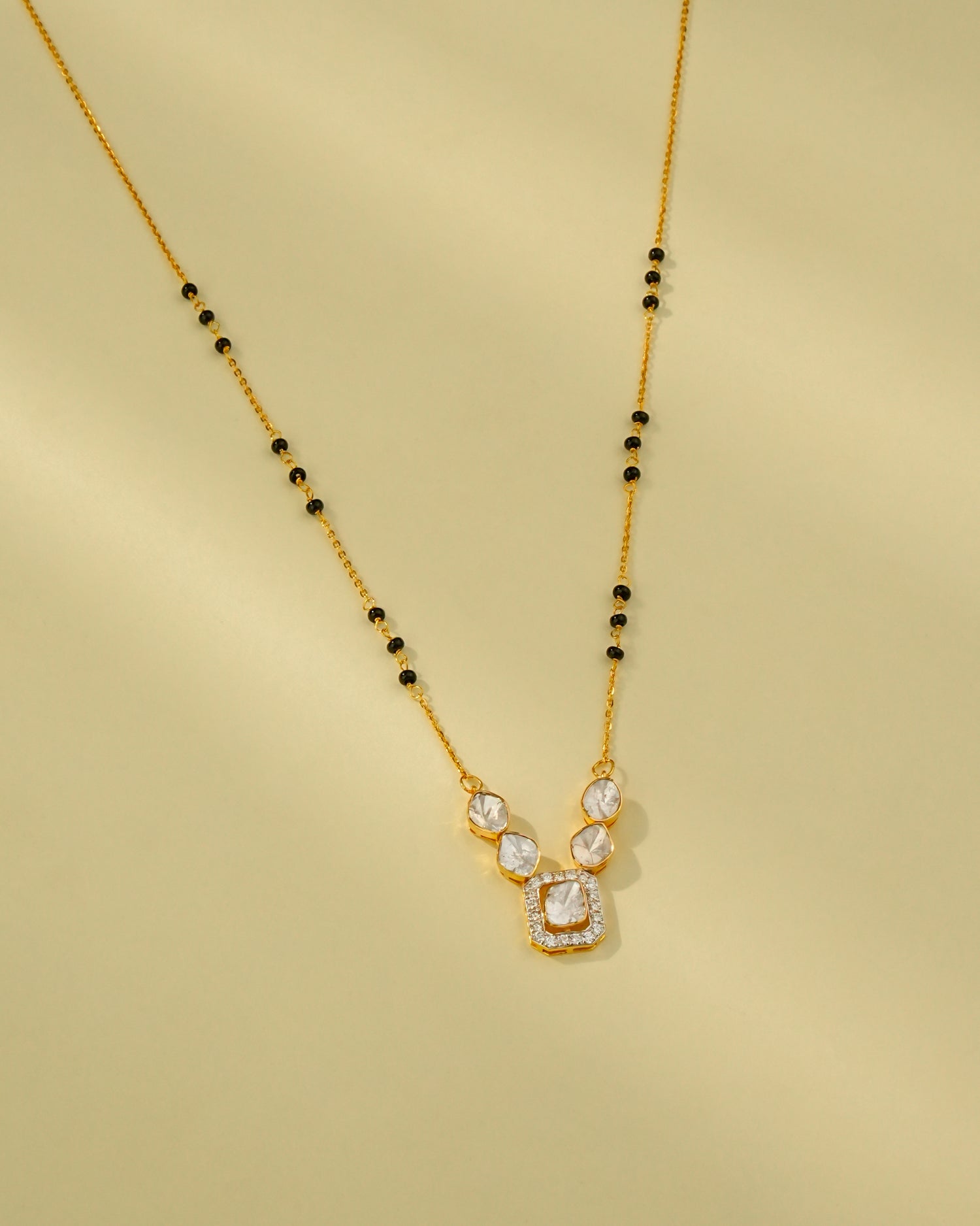 Naomi Polki And Diamond Pendant