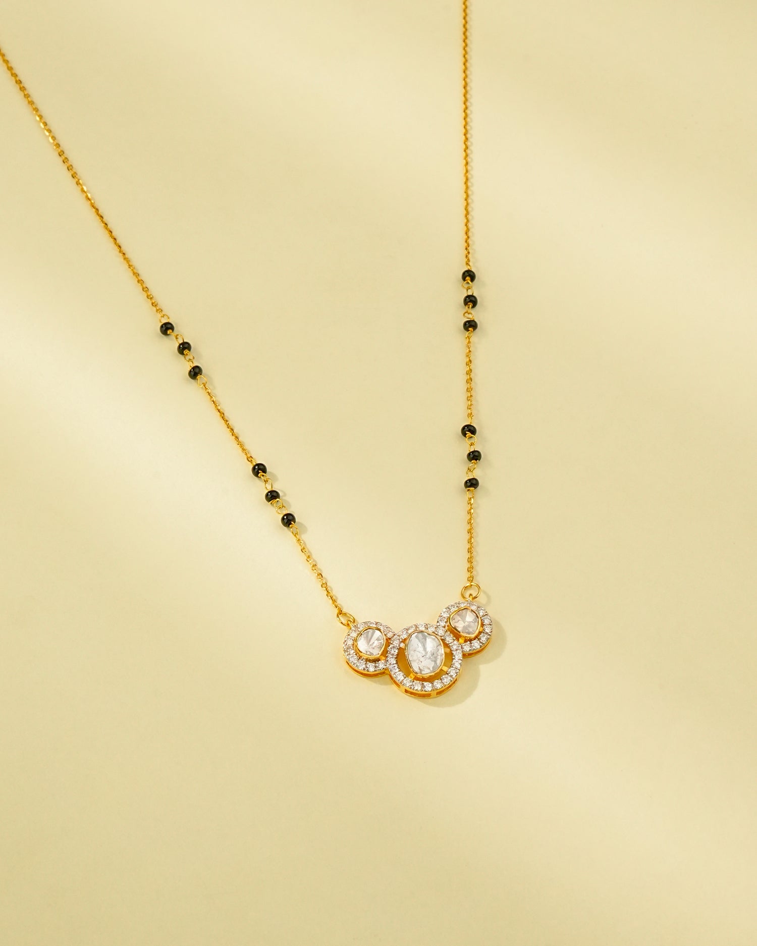 Elena Polki And Diamond Pendant