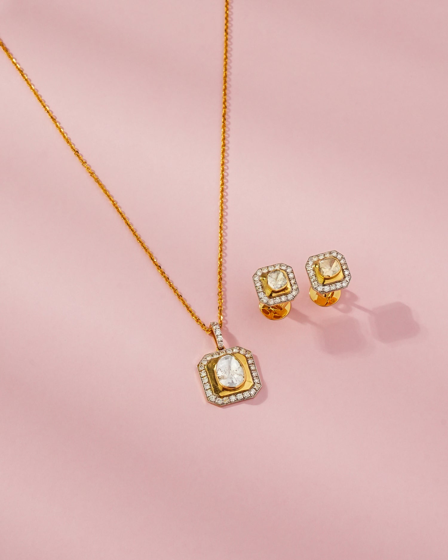 Anna Polki And Diamond Necklace