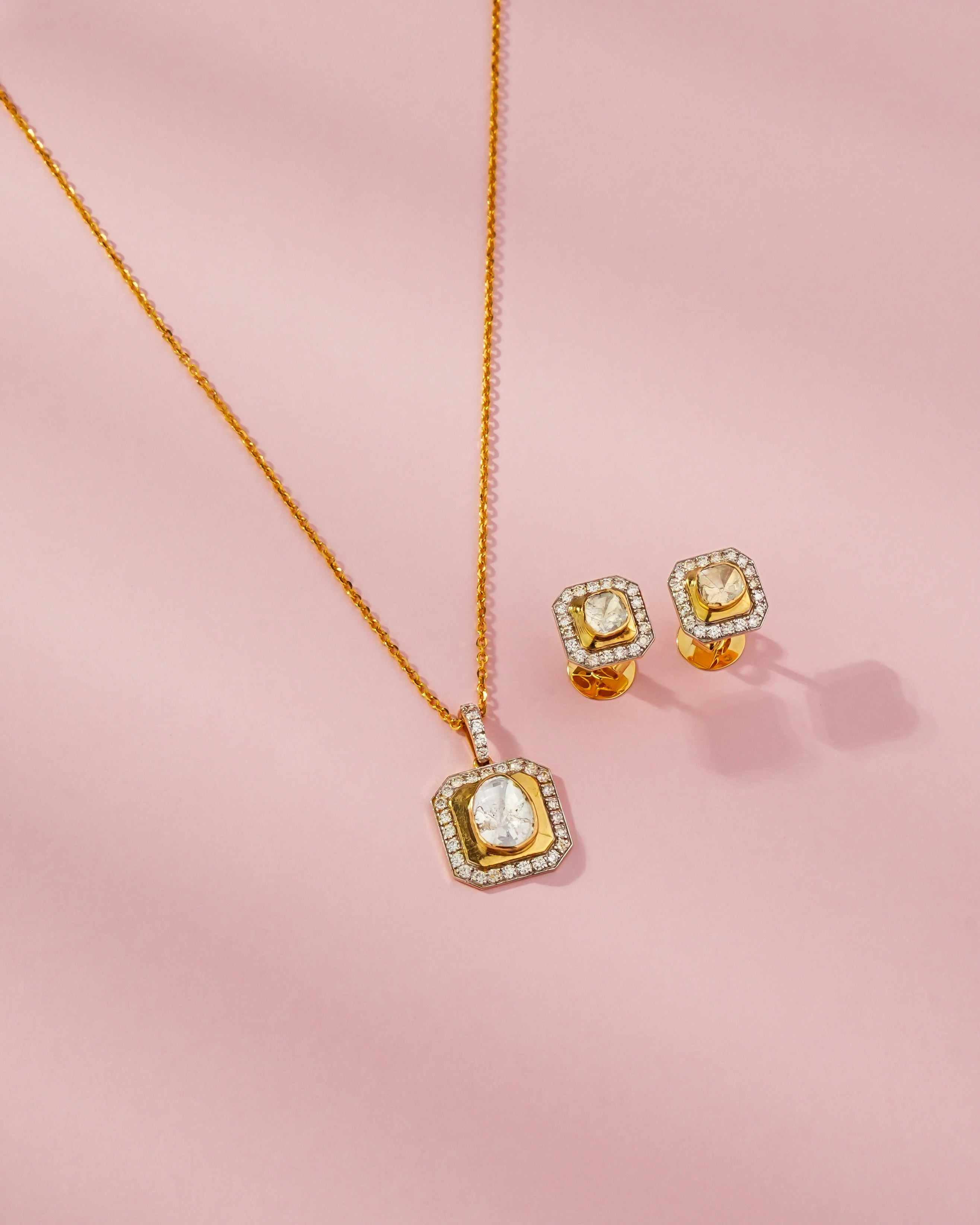 Anna Polki And Diamond Necklace