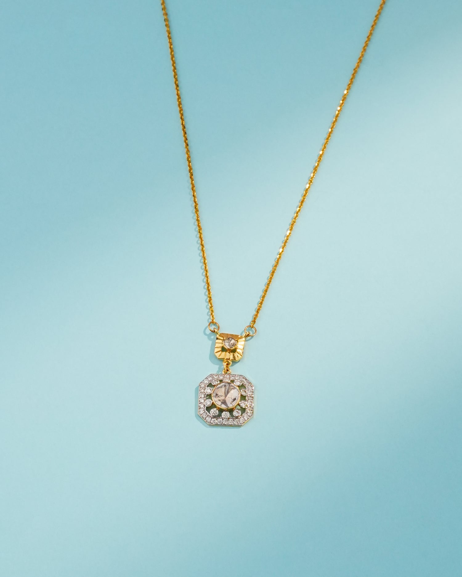 Ariana Polki And Diamond Pendant