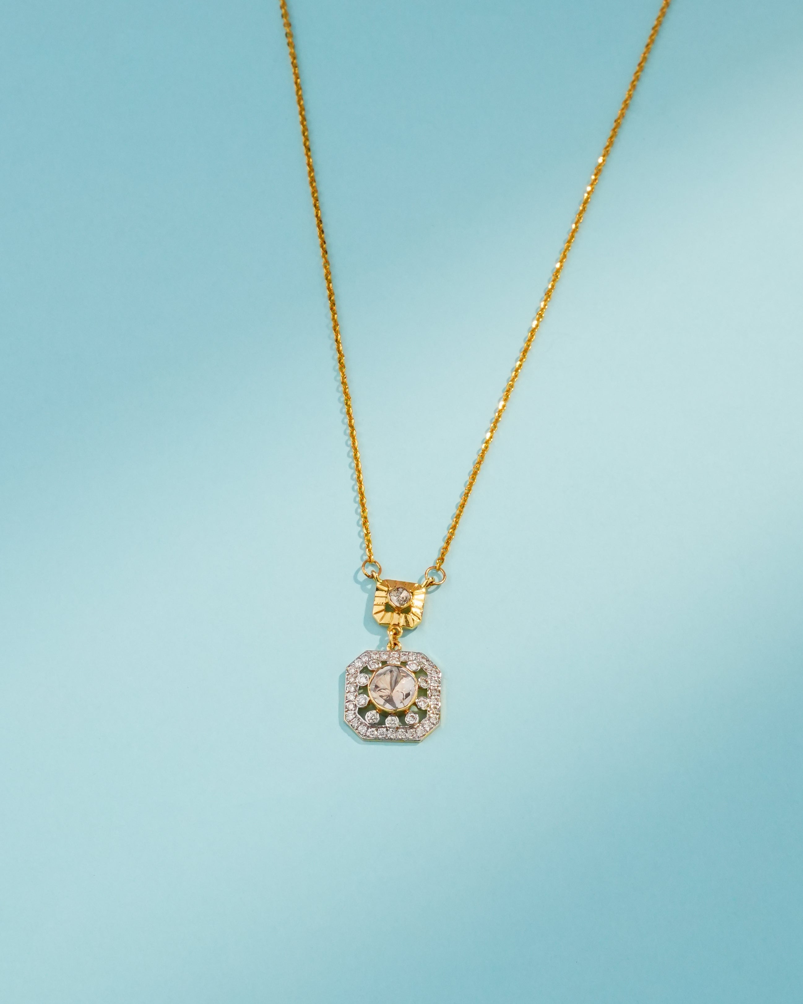 Ariana Polki And Diamond Pendant
