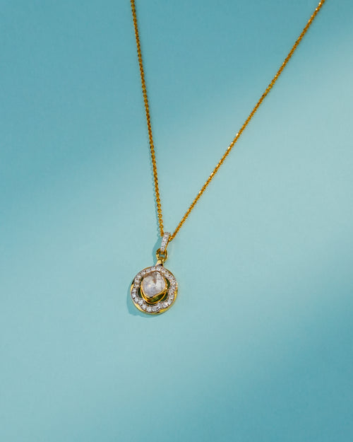 Madeline Polki And Diamond Necklace