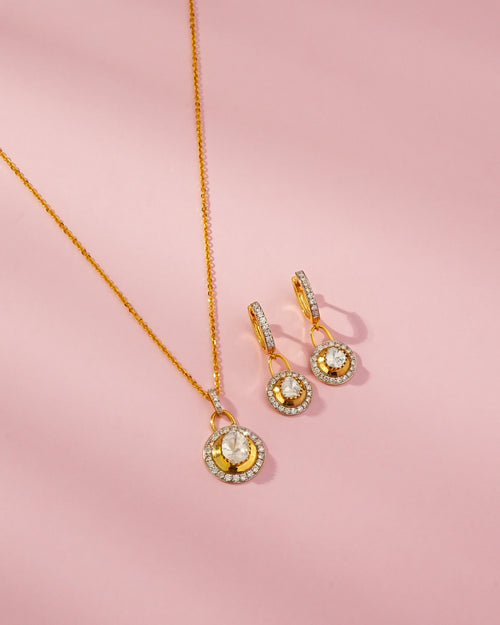 Leah Polki And Diamond Hoops