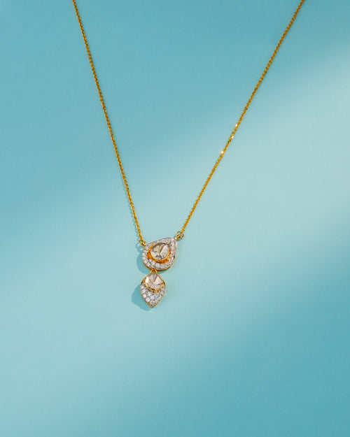 Arya Polki And Diamond Necklace