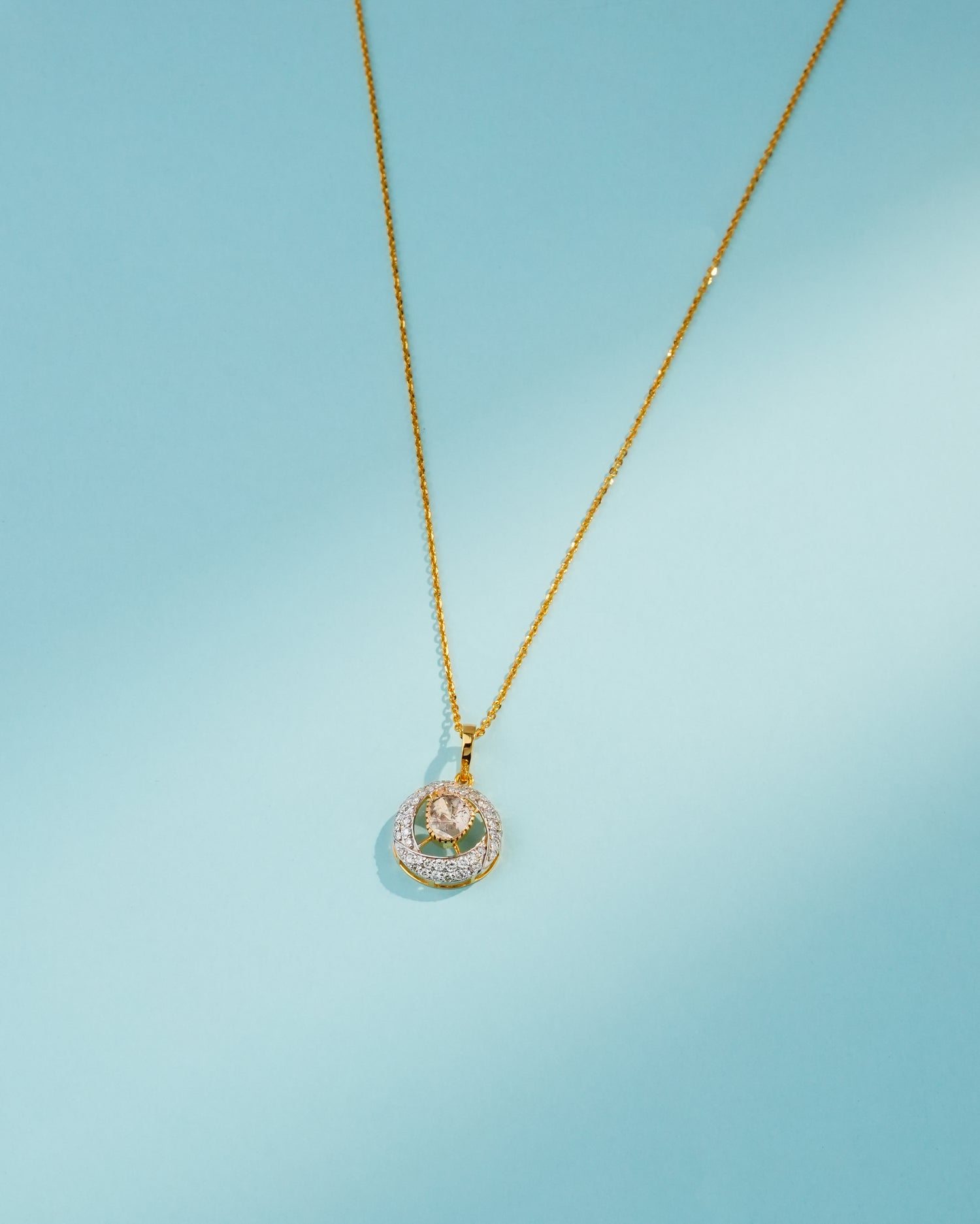 Ayla Polki And Diamond Pendant