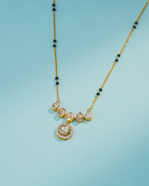 Amira Polki And Diamond Pendant