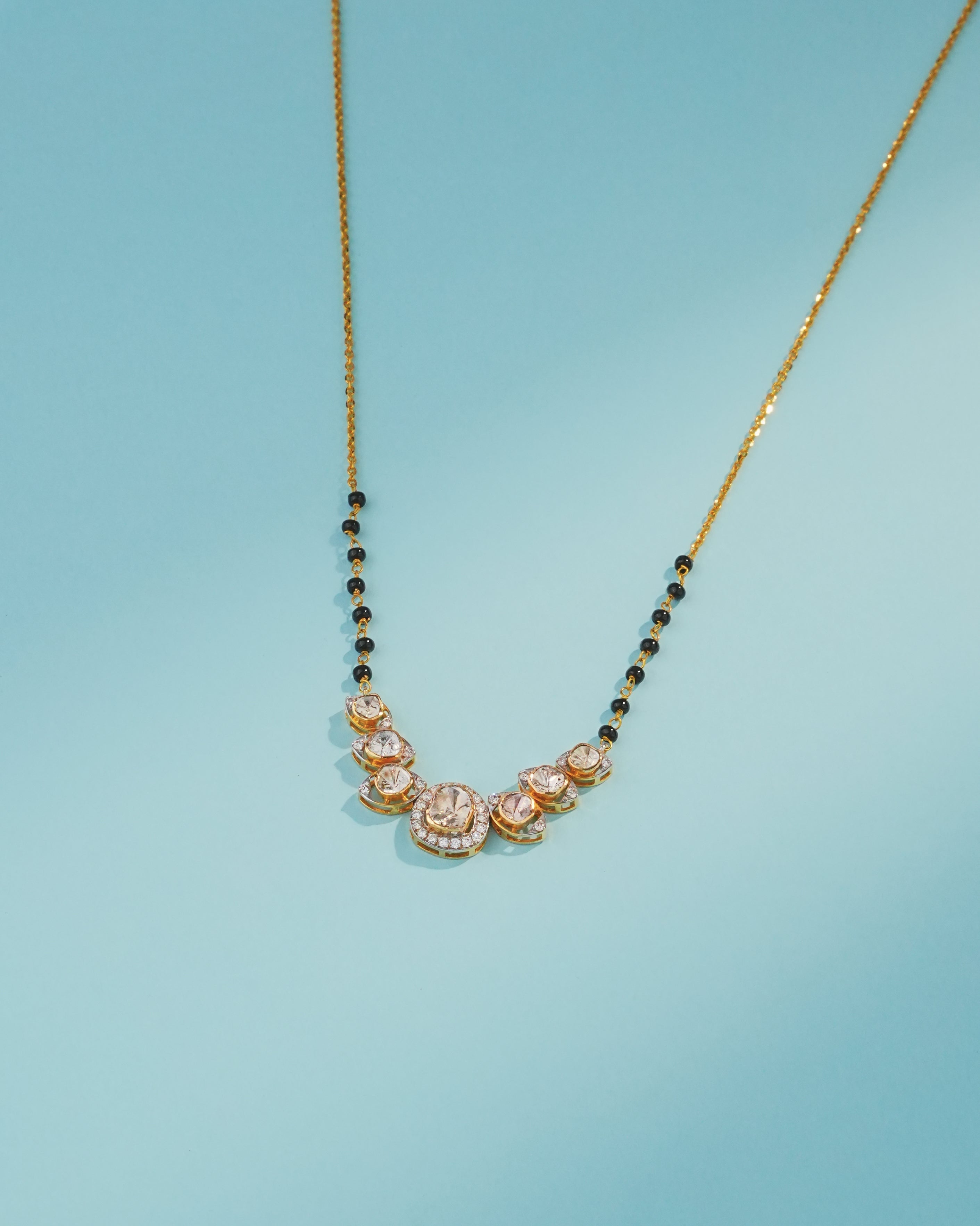 Sana Polki And Diamond Pendant