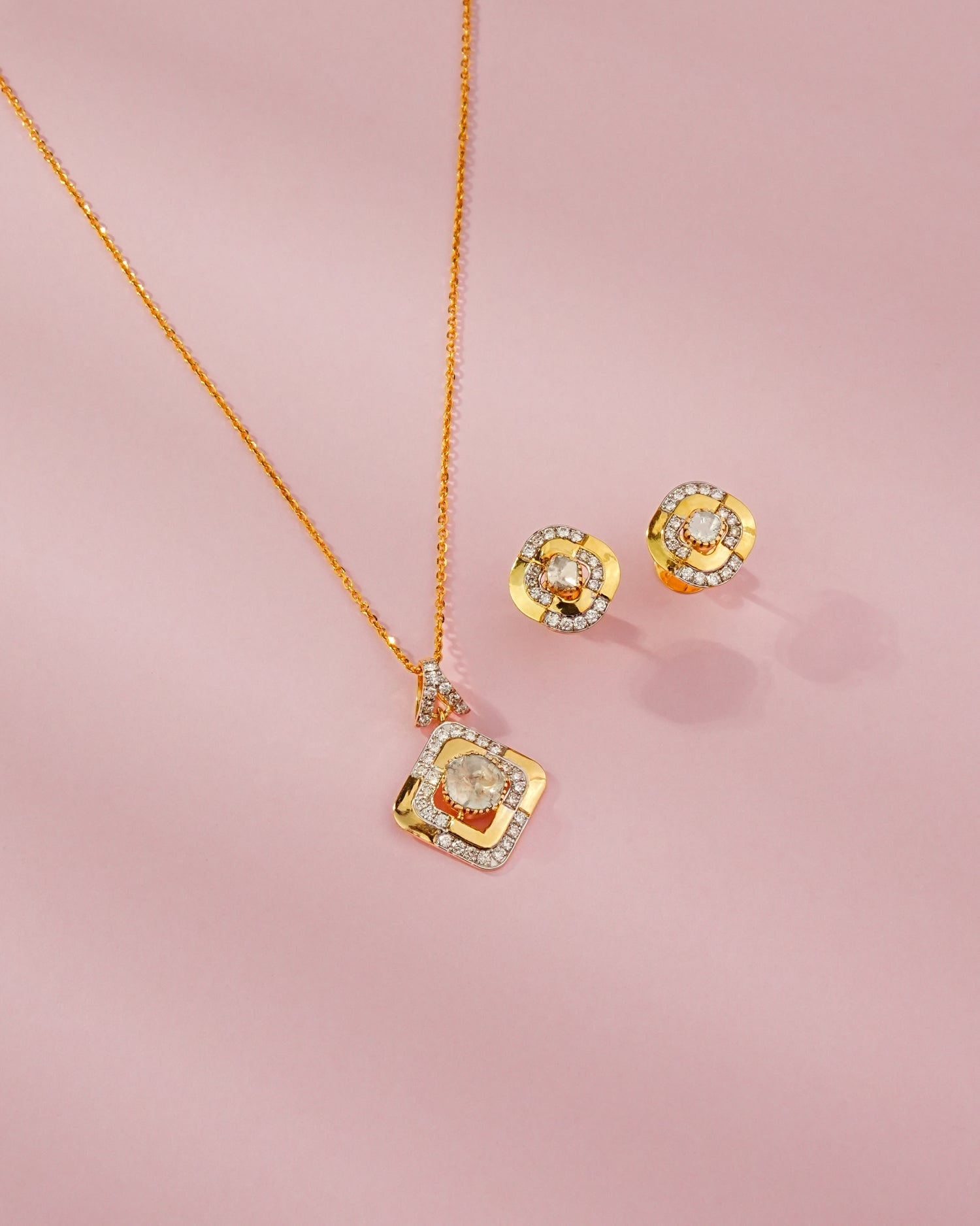 Zoey Polki And Diamond Tops