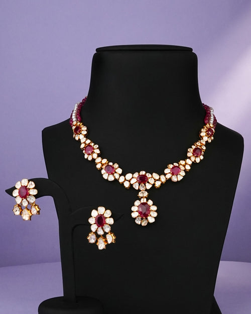 Deepa Polki Long Earrings