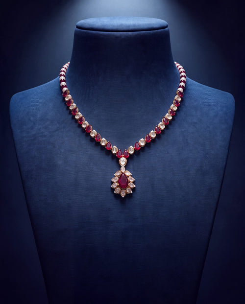 Jyoti Polki And Diamond Necklace