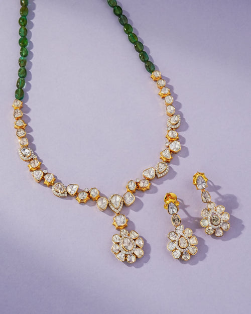 Farah Polki And Diamond Necklace