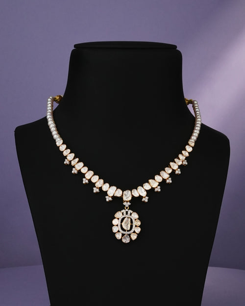 Bhavna Polki And Diamond Necklace