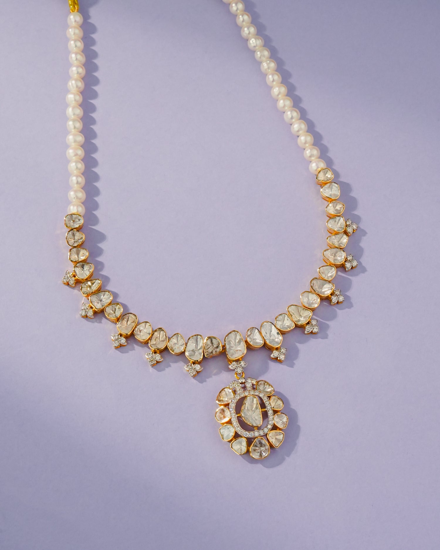 Bhavna Polki And Diamond Necklace