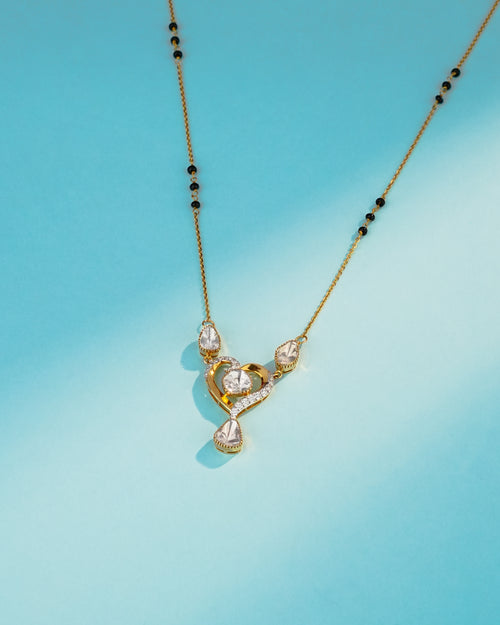 Seema Polki And Diamond Pendant