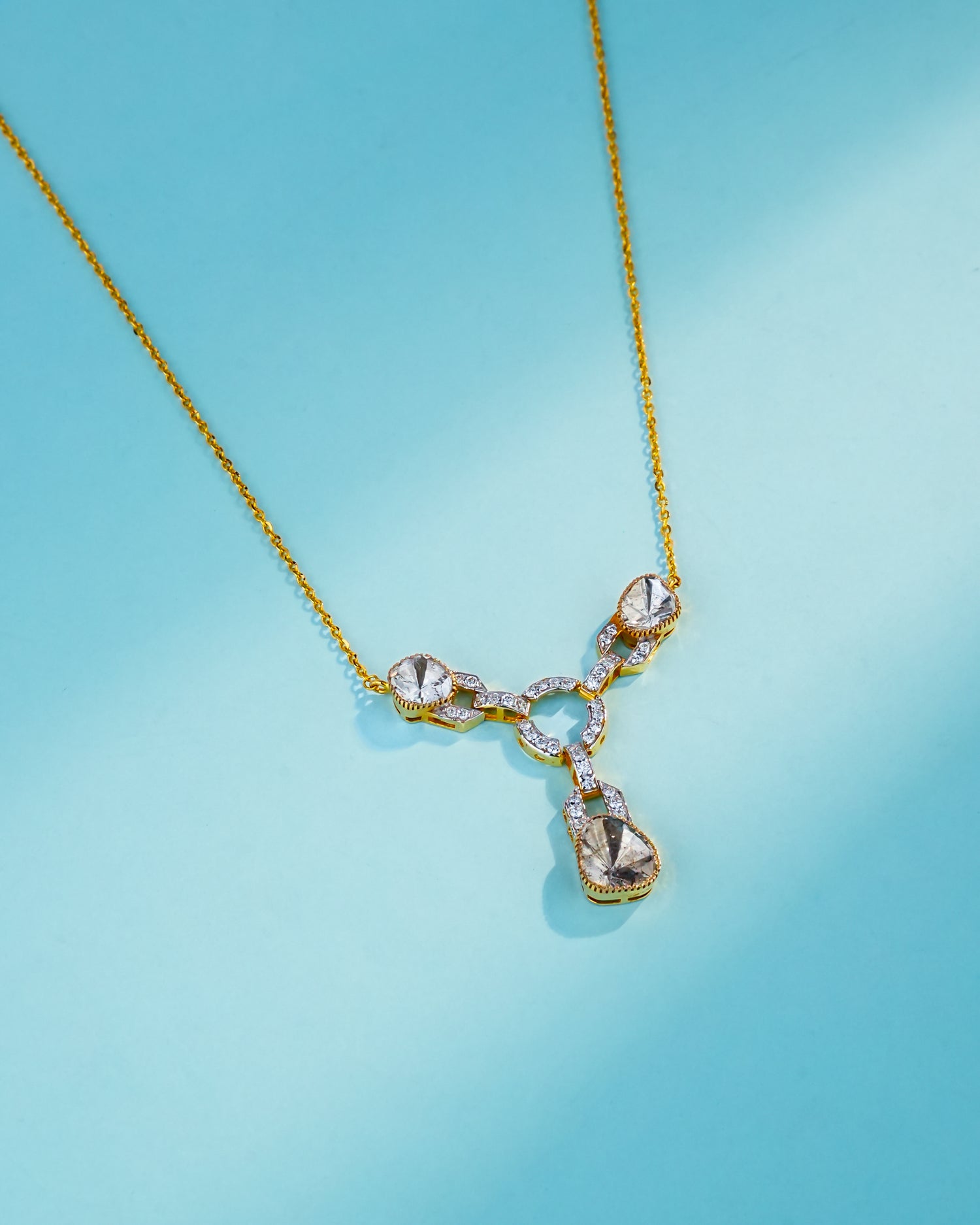 Vibha Polki And Diamond Pendant