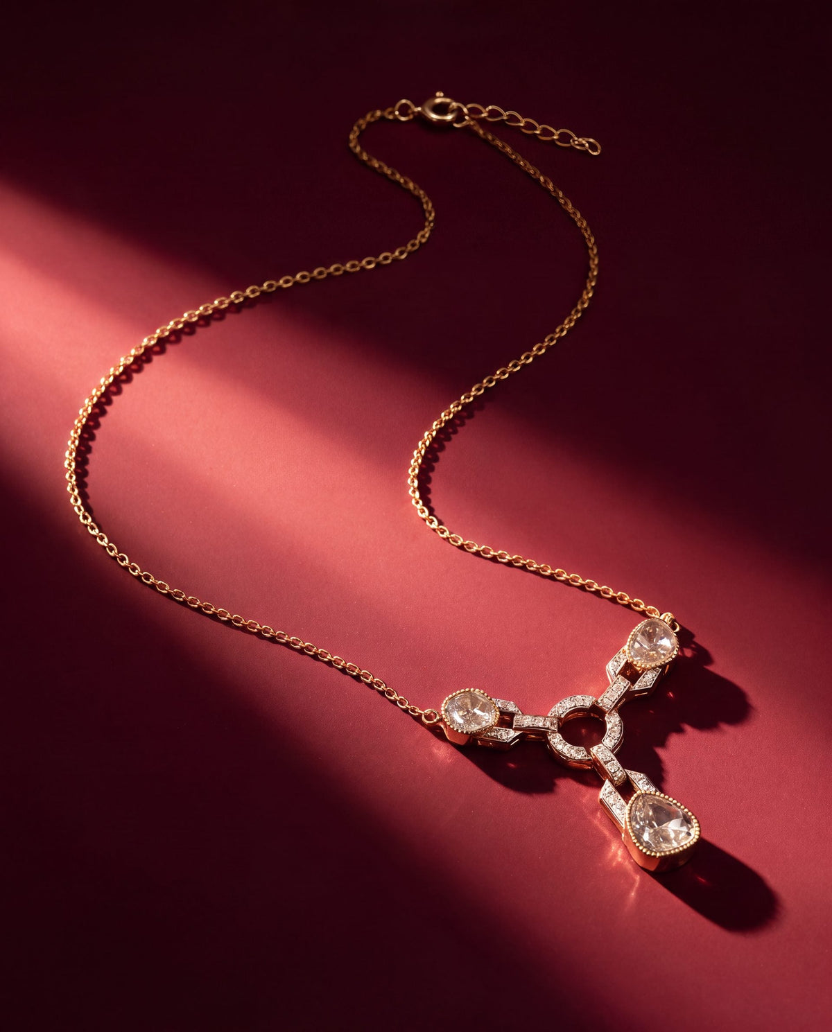 Vibha Polki And Diamond Pendant