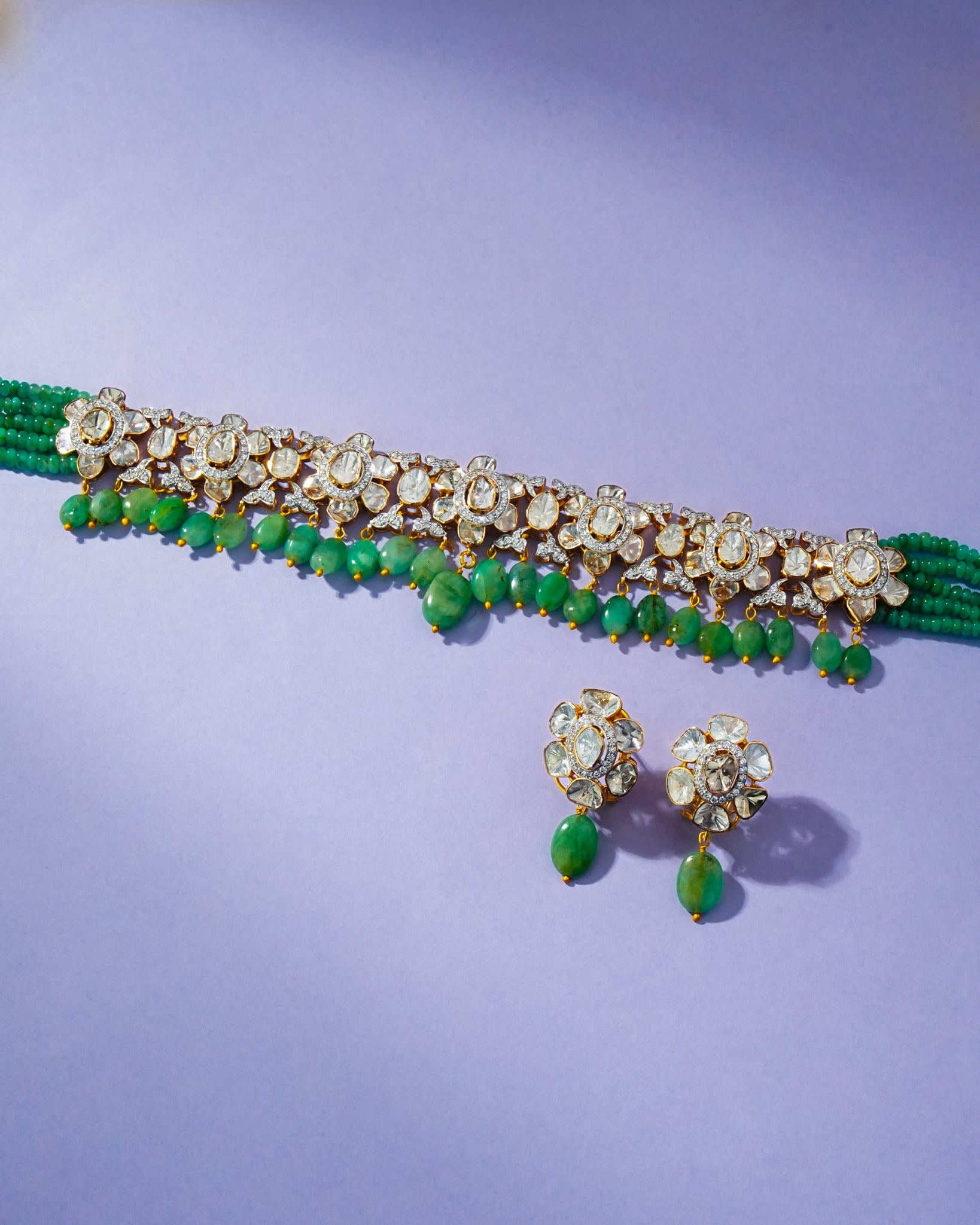 Eleanor Polki And Diamond Choker