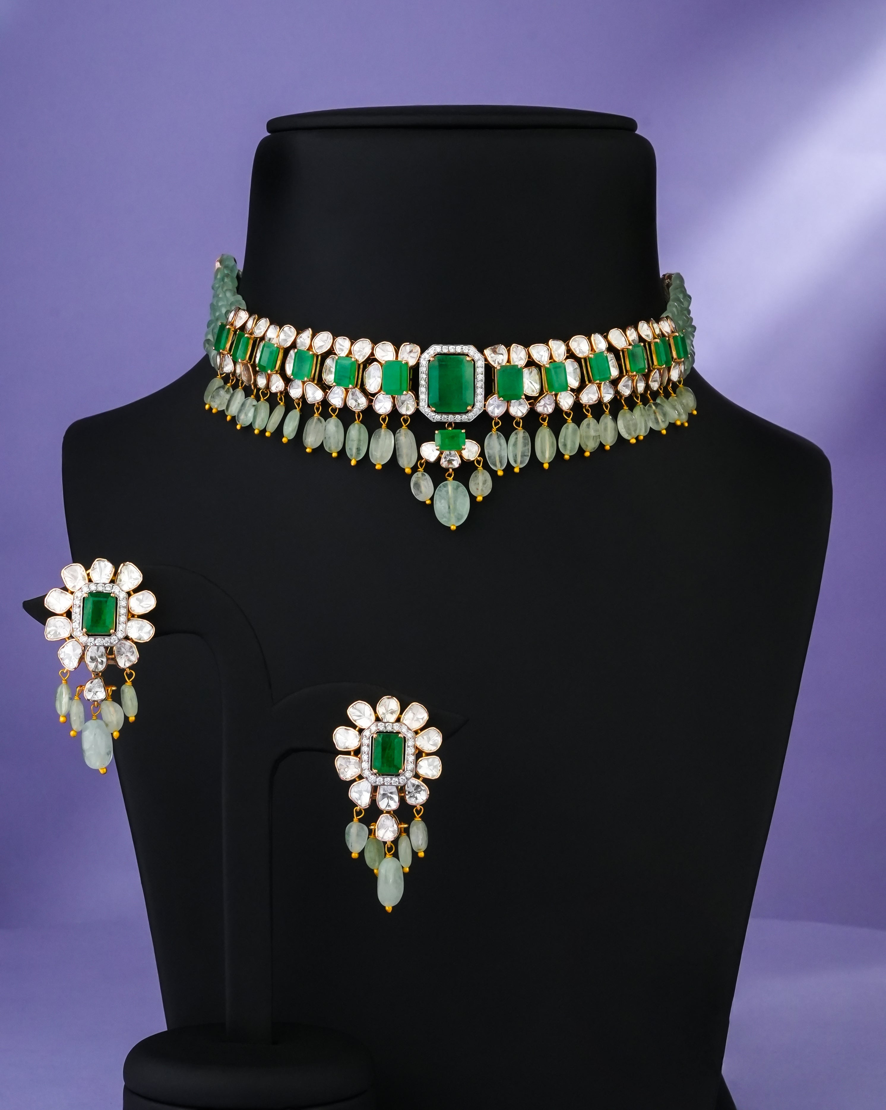 Laira Polki And Diamond Choker