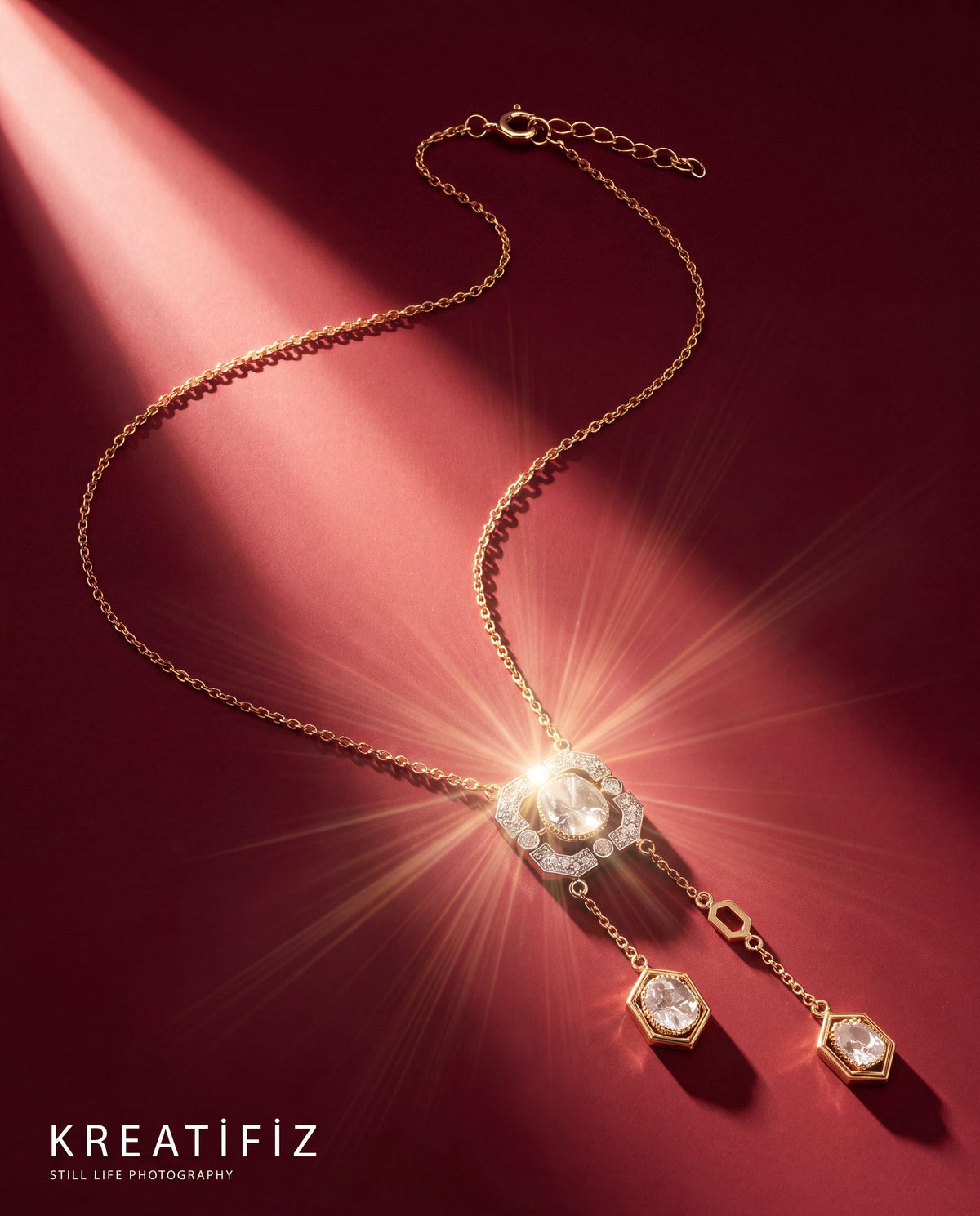 Ritvi Polki And Diamond Pendant