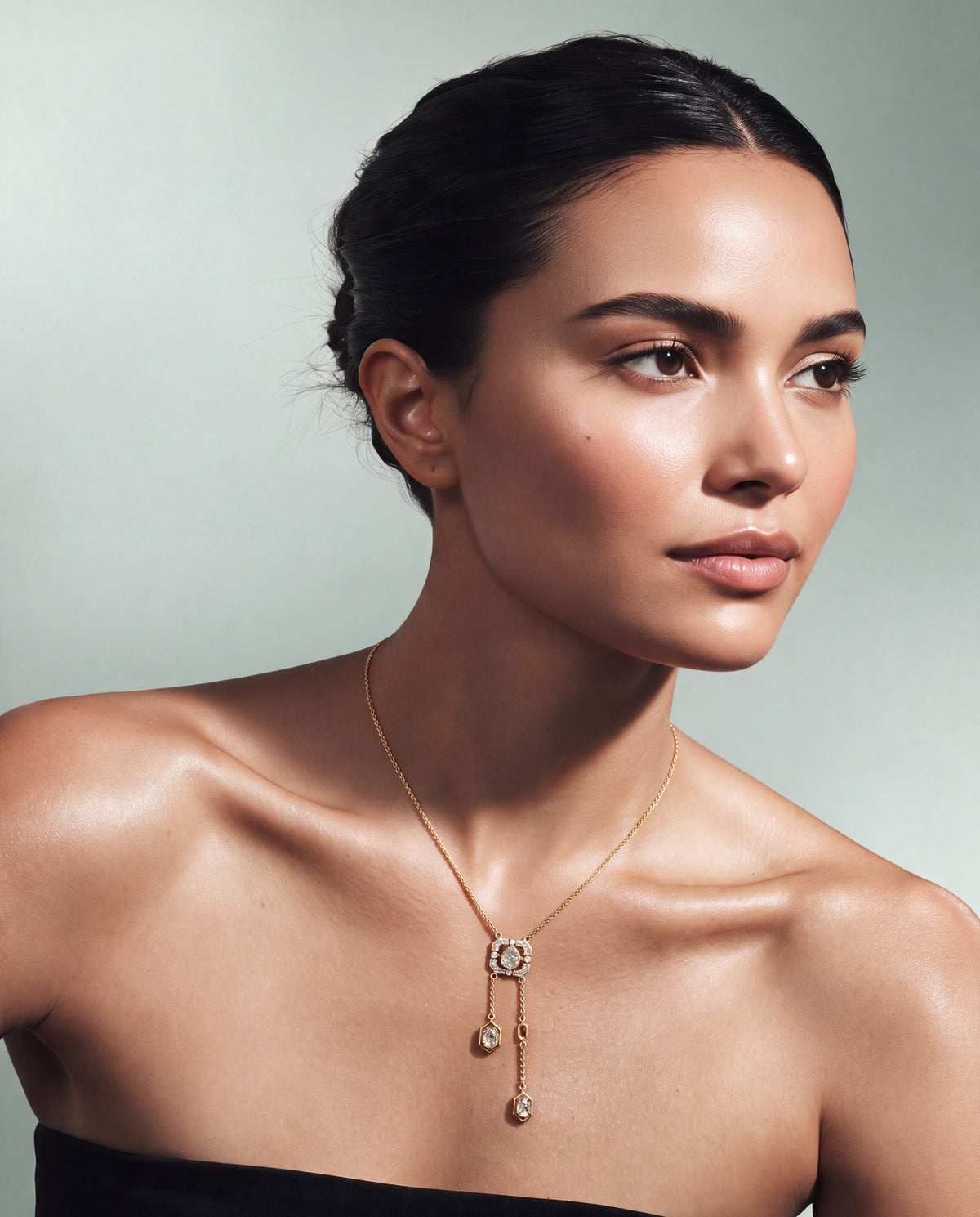 Ritvi Polki And Diamond Pendant