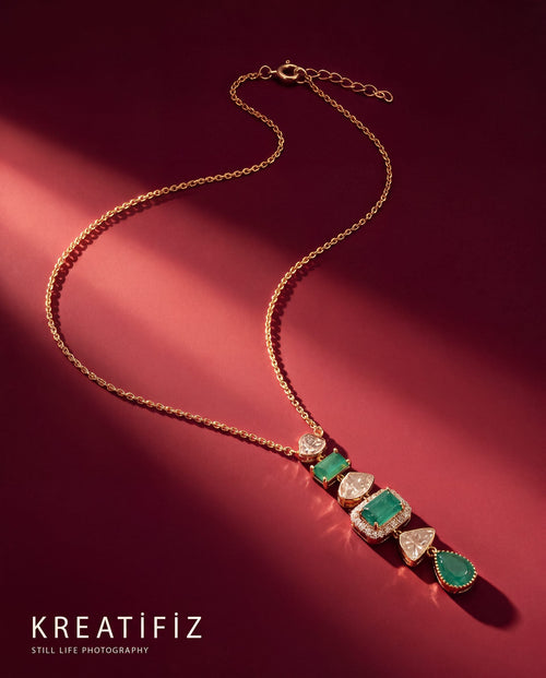 Rushika Polki And Diamond Pendant