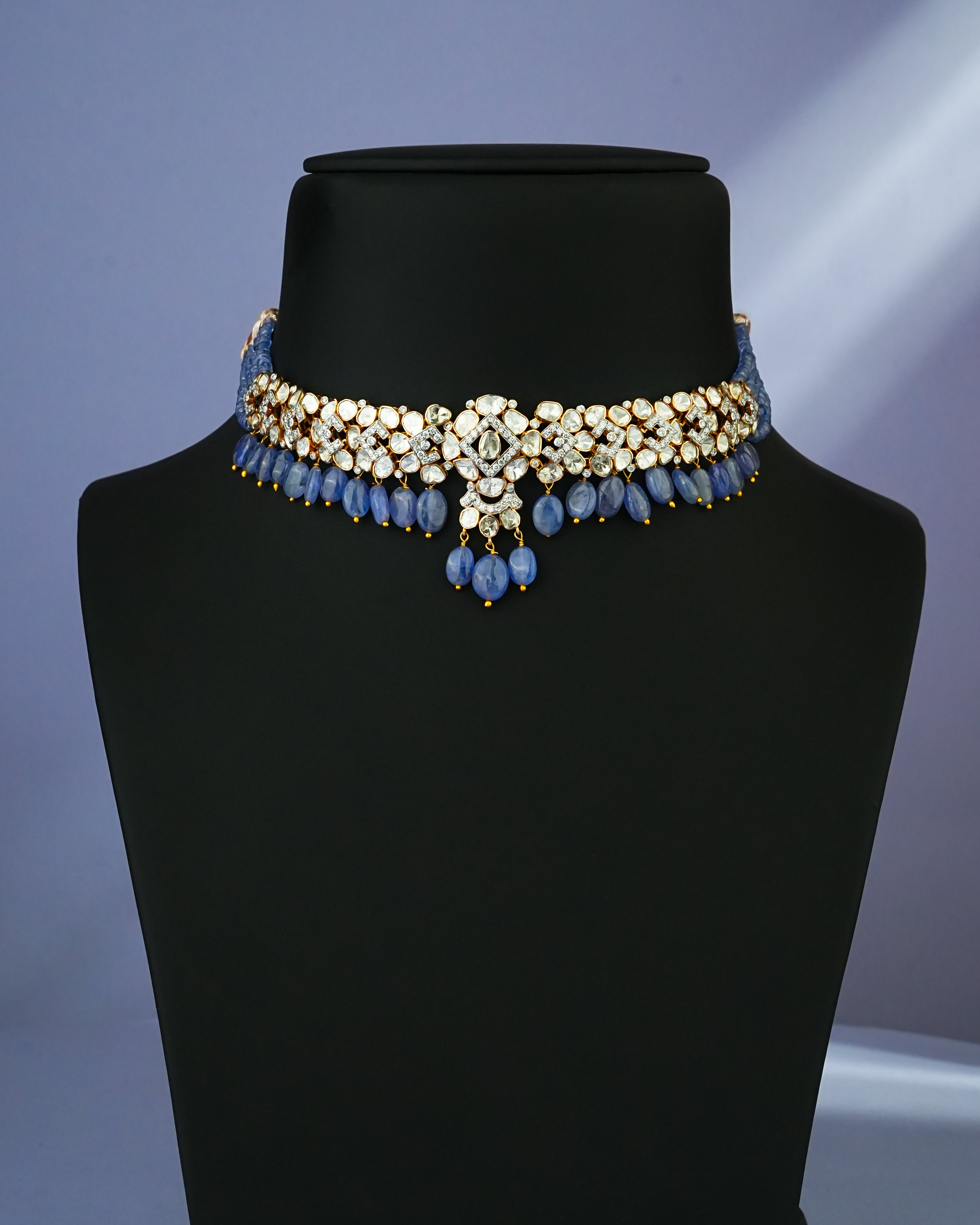 Maanya Polki And Diamond Long Earrings