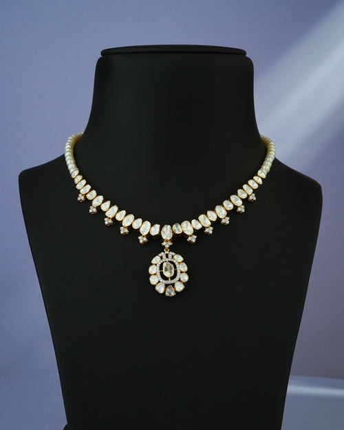 Bhavna Polki And Diamond Necklace