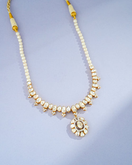 Bhavna Polki And Diamond Necklace