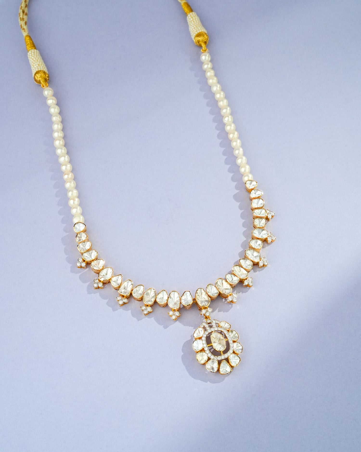 Bhavna Polki And Diamond Necklace