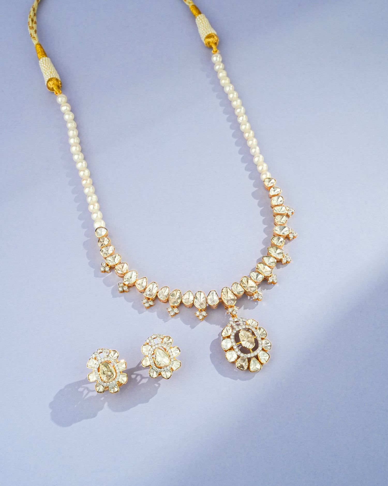 Bhavna Polki And Diamond Necklace