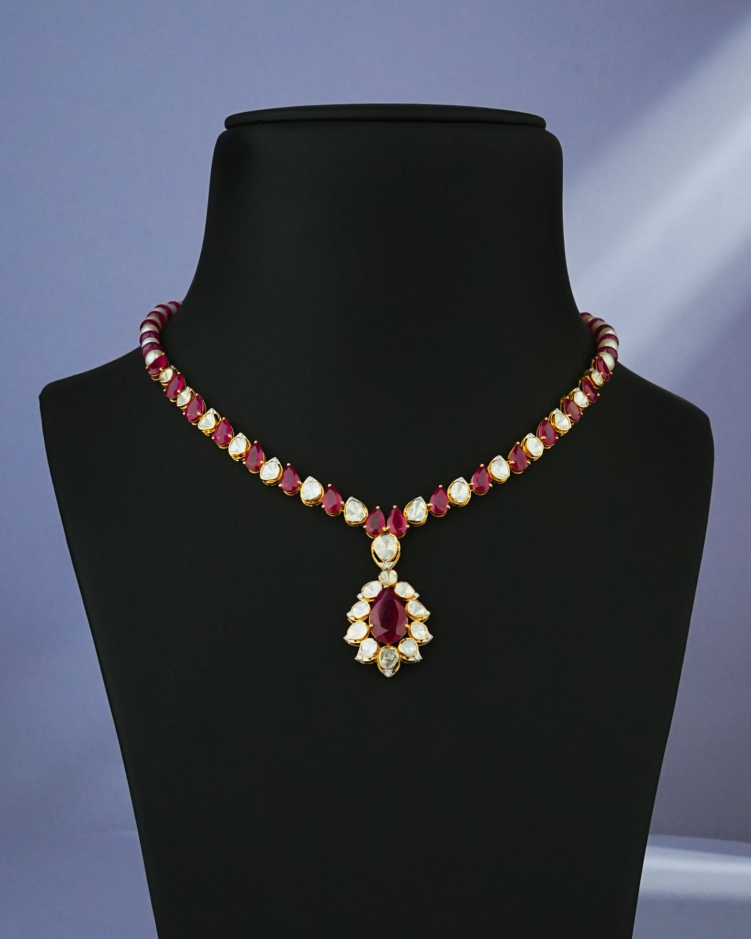 Jyoti Polki And Diamond Necklace