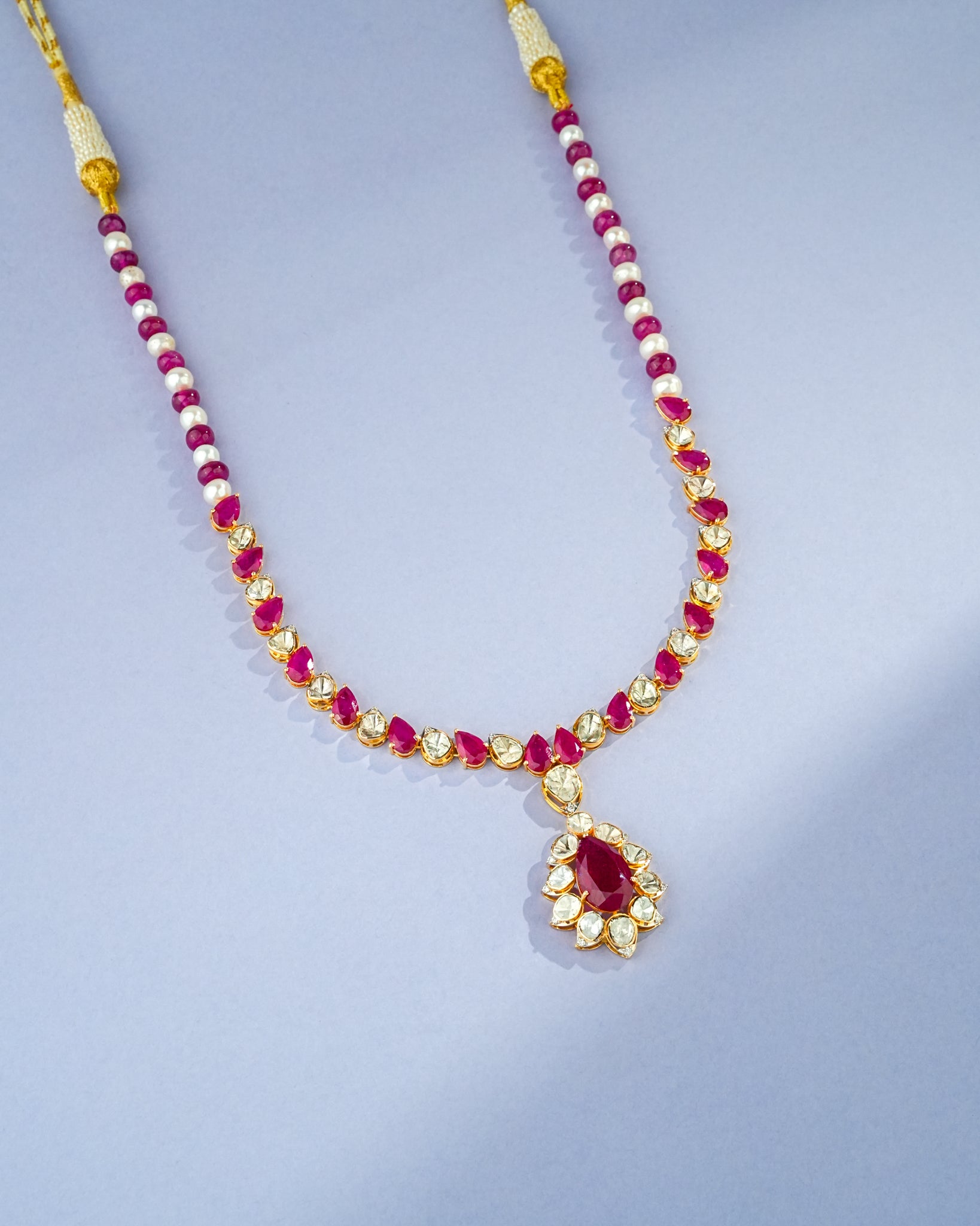Jyoti Polki And Diamond Necklace