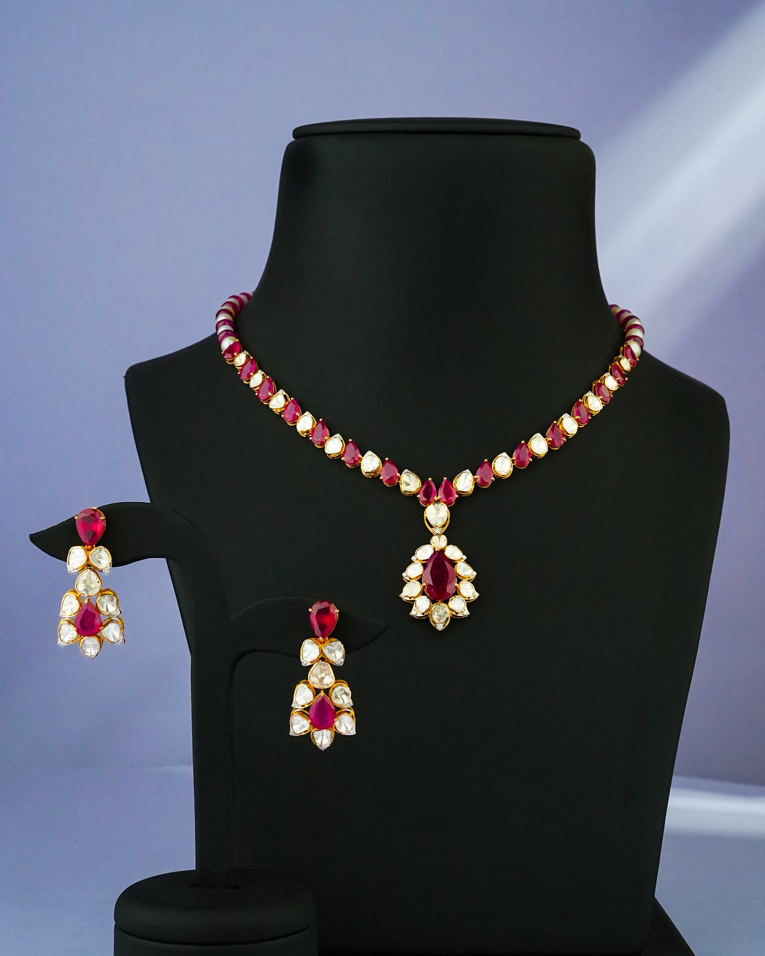 Jyoti Polki And Diamond Necklace