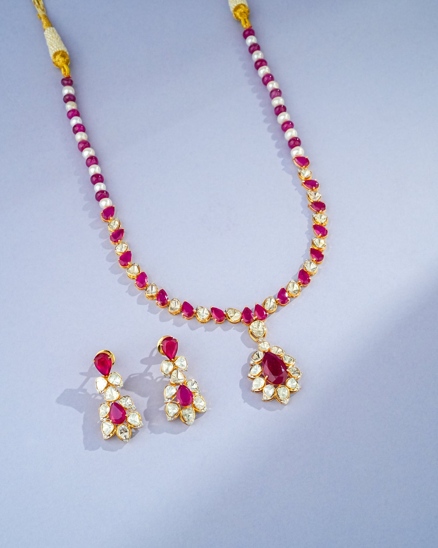 Jyoti Polki And Diamond Necklace