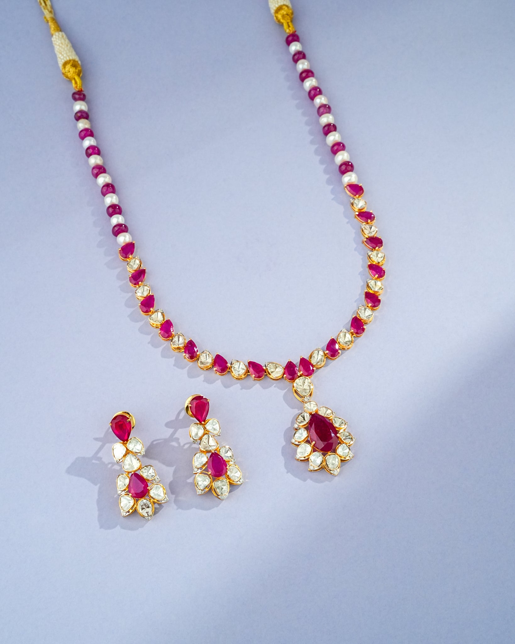 Jyoti Polki And Diamond Necklace