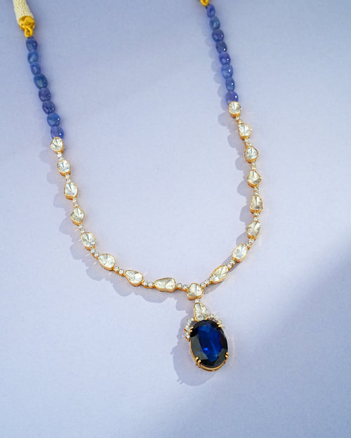 Fehima Polki And Diamond Necklace