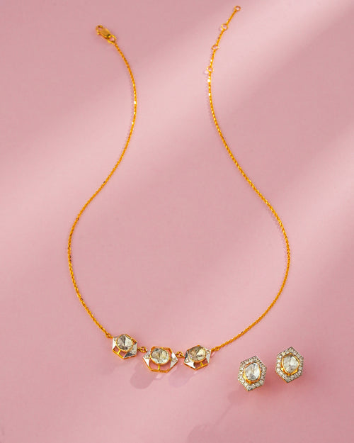 Emma Polki And Diamond Pendant