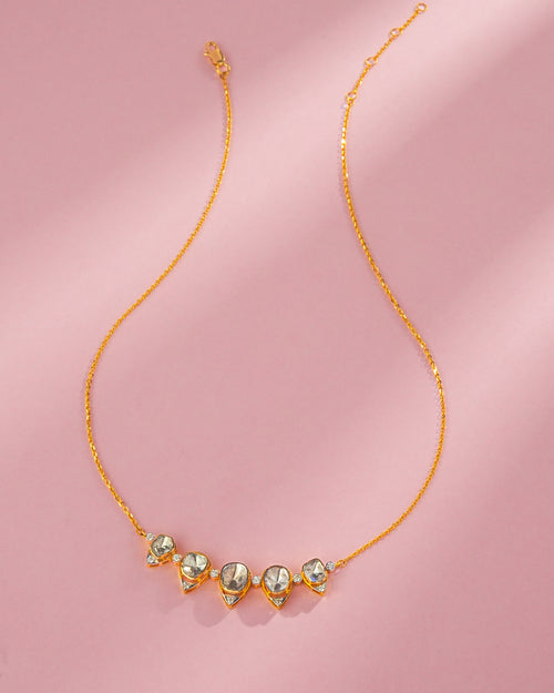 Chloe Polki And Diamond Necklace